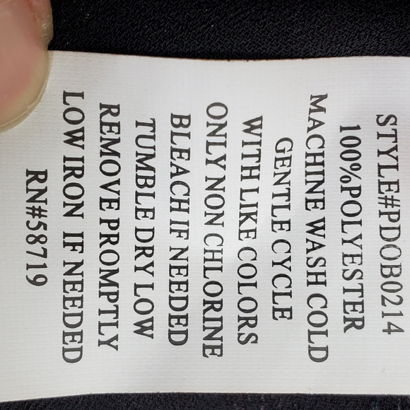 NY Collection tie front gold shimmer button front petite medium - Picture 6 of 10